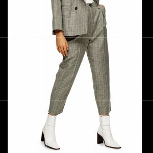 ✨NWT🏷 TOPSHOP  Check Peg Trousers